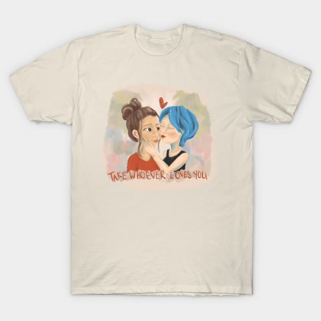 Blue is the warmest color T-Shirt by Susi V